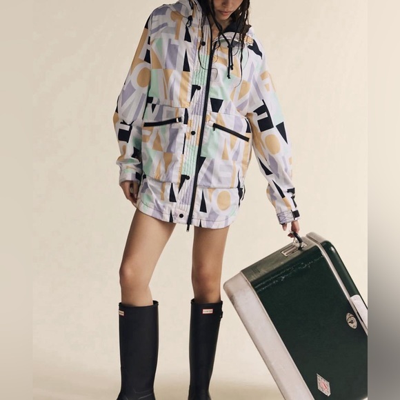 NWT Free People Movement Singin’ In The Rain Printed Packable Jacket Size XS - Picture 6 of 8